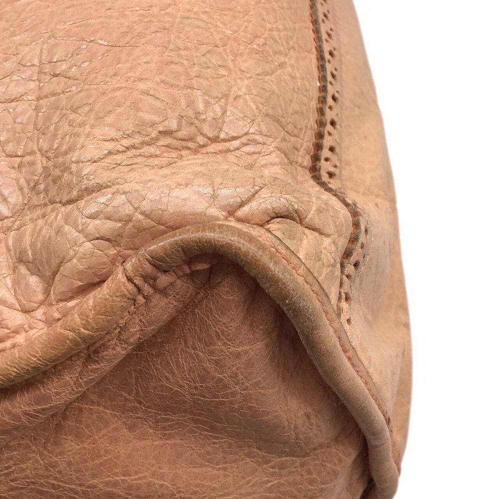 BALENCIAGA Giant City Bag Pink Leather Handbag Shoulder Salmon - Picture 4 of 11